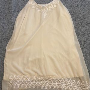 Cream color summer dress only worn once